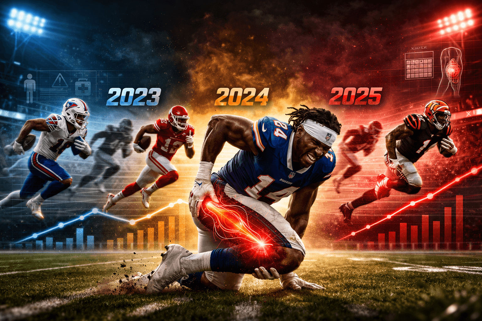 NFL WR Hamstring Injuries 2023–2025 Analysis